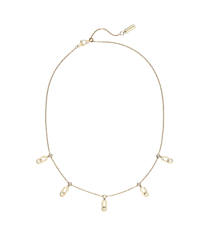 Photo: Messika Move Uno 18kt gold choker with diamonds