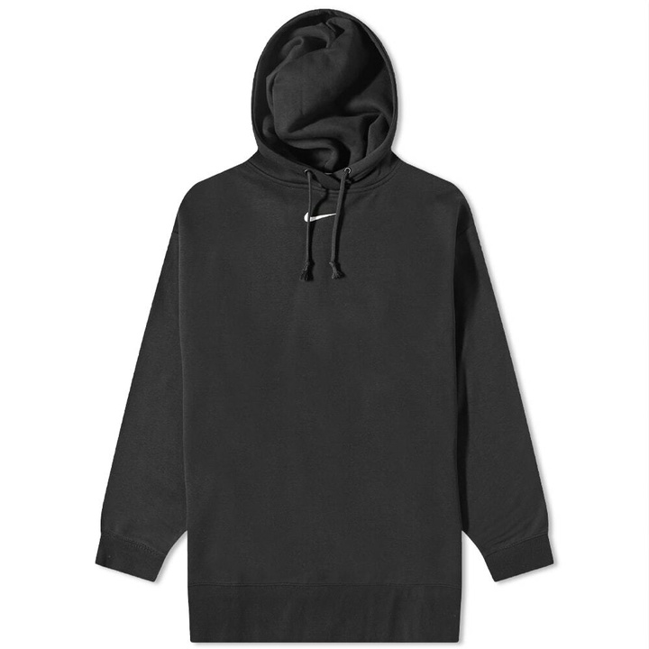 Photo: Nike Women's Essentials Oversize Popover Hoody in Black/White