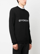 GIVENCHY - Logo Wool Crewneck Jumper