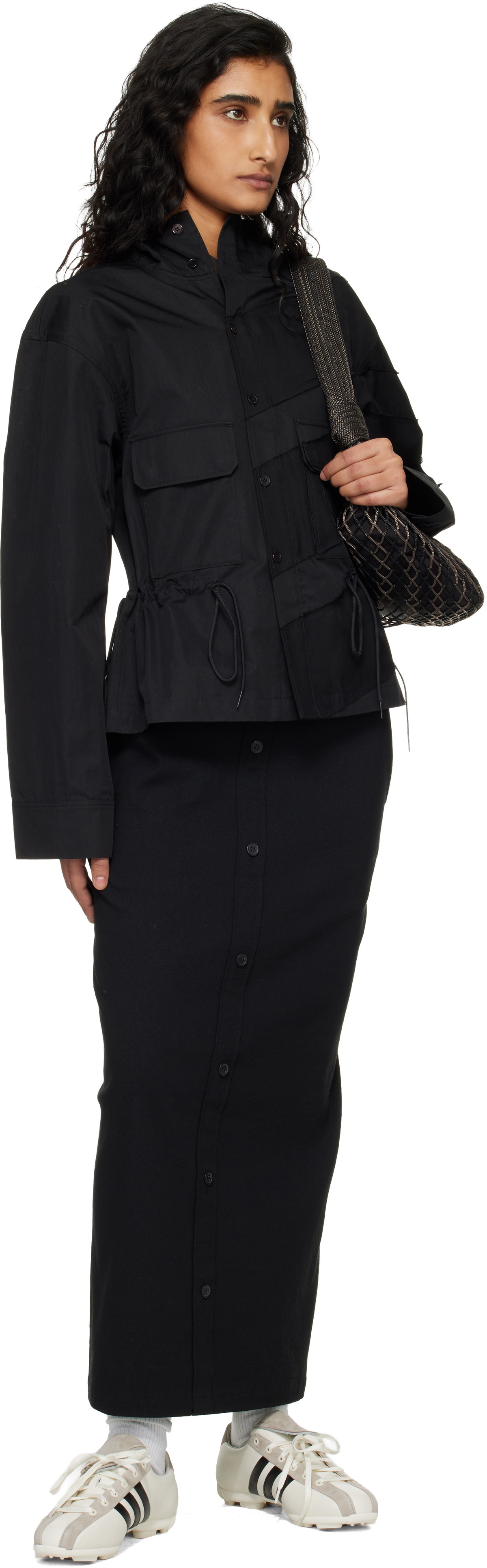 Y-3 Black Hooded Jacket