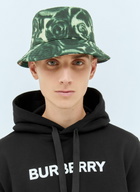 Burberry Rose Print Wax Bucket Hat