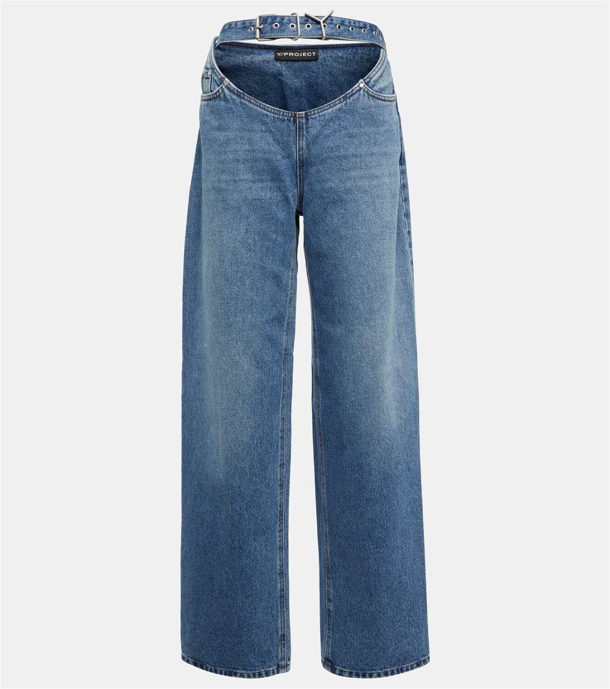 Y/Project - Y Belt Arc wide-leg jeans Y/Project