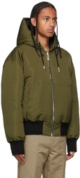 Givenchy Reversible Green & Black Down 4G Jacket