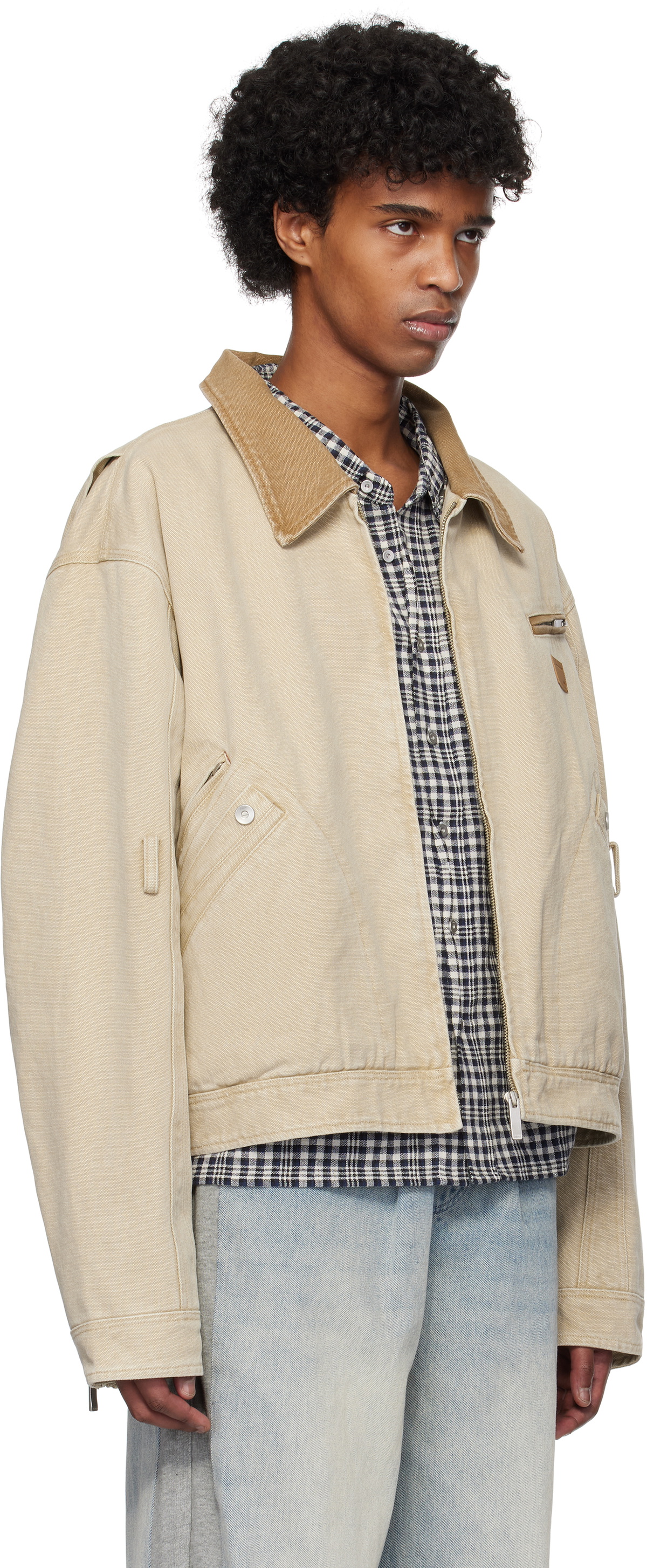 C2H4 Khaki Mechanist Work Jacket