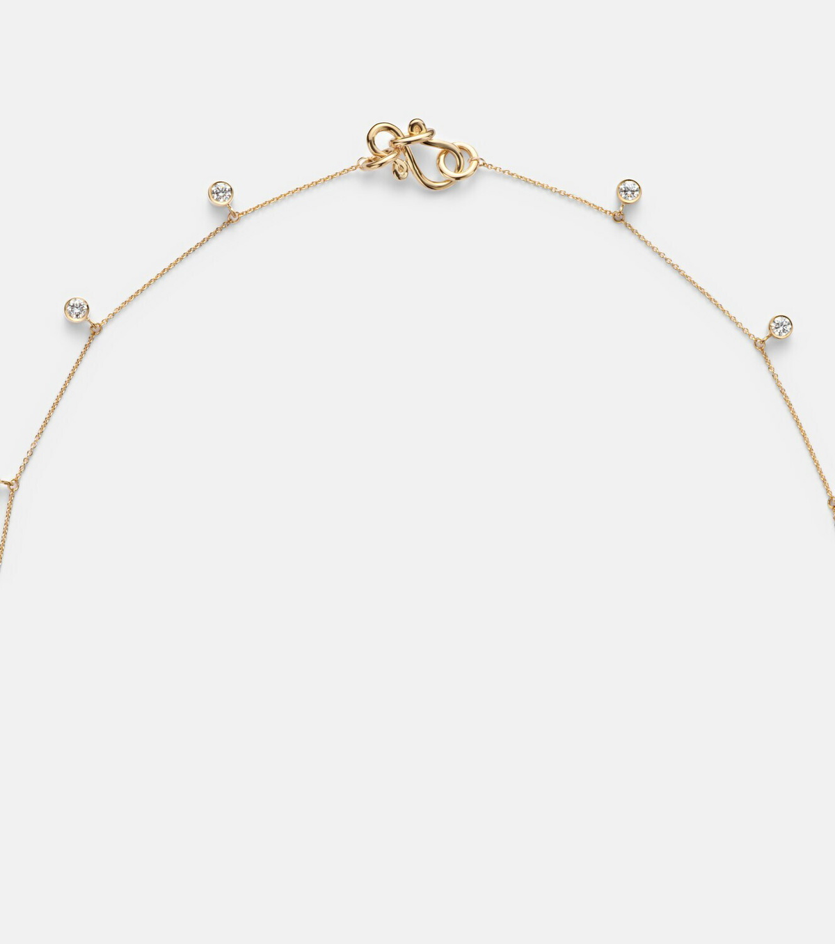 Sophie Bille Brahe Lou Of The Valley 18kt gold necklace with diamonds