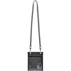 Rick Owens Drkshdw Black and Grey Security Pocket Pouch