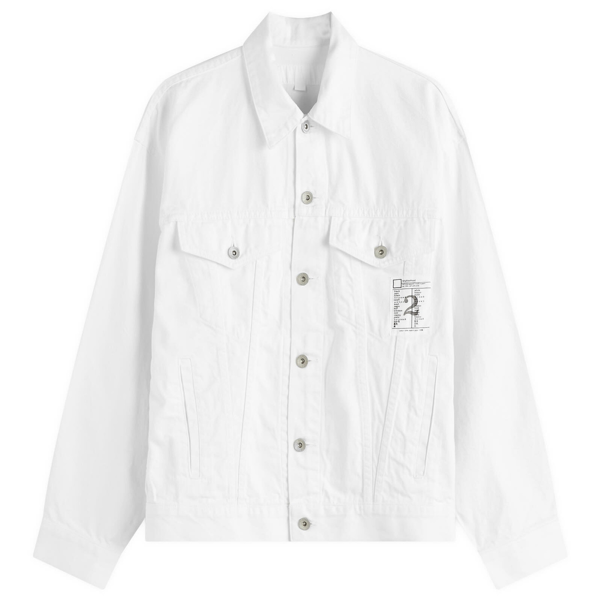 Neighborhood Men's Type-4 Jacket in White Neighborhood