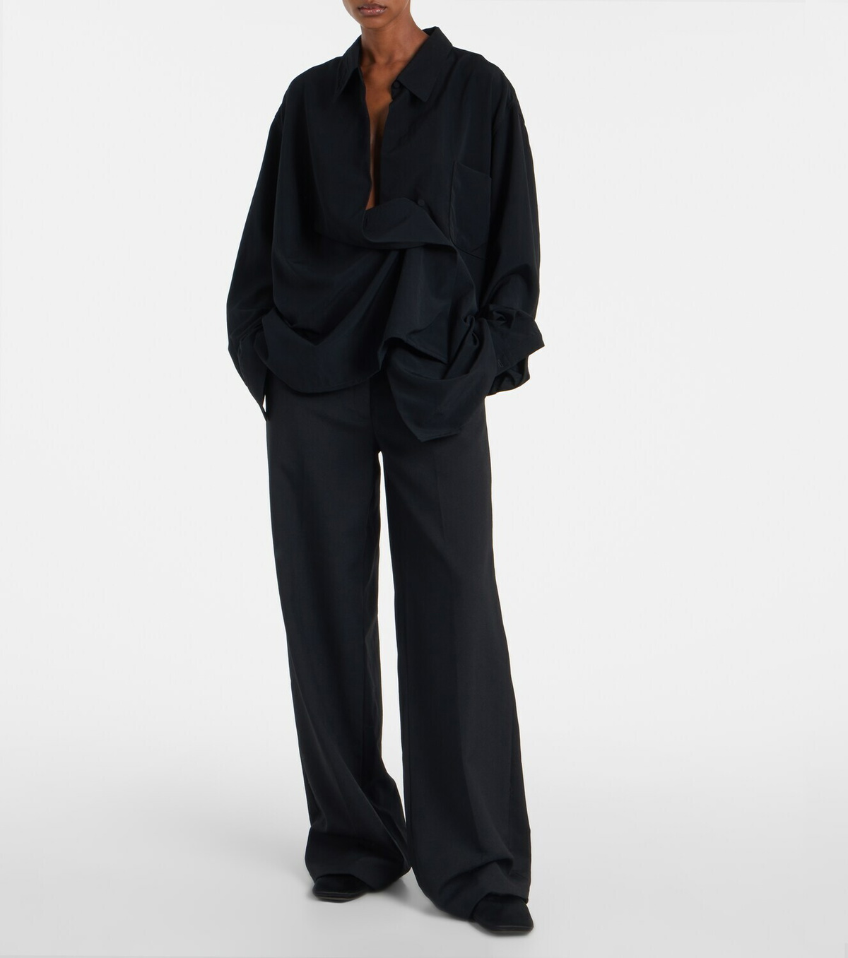 Calvin Klein Collection Hugh satin mules