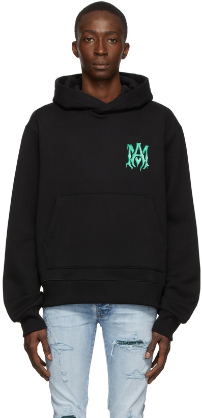 Photo: AMIRI Black Cotton Hoodie