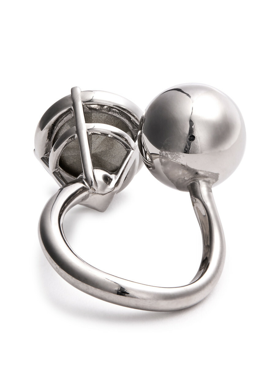 Jean Paul Gaultier Crystal-embellished Ring Silver Jean Paul