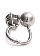 Jean Paul Gaultier Crystal-embellished Ring Silver