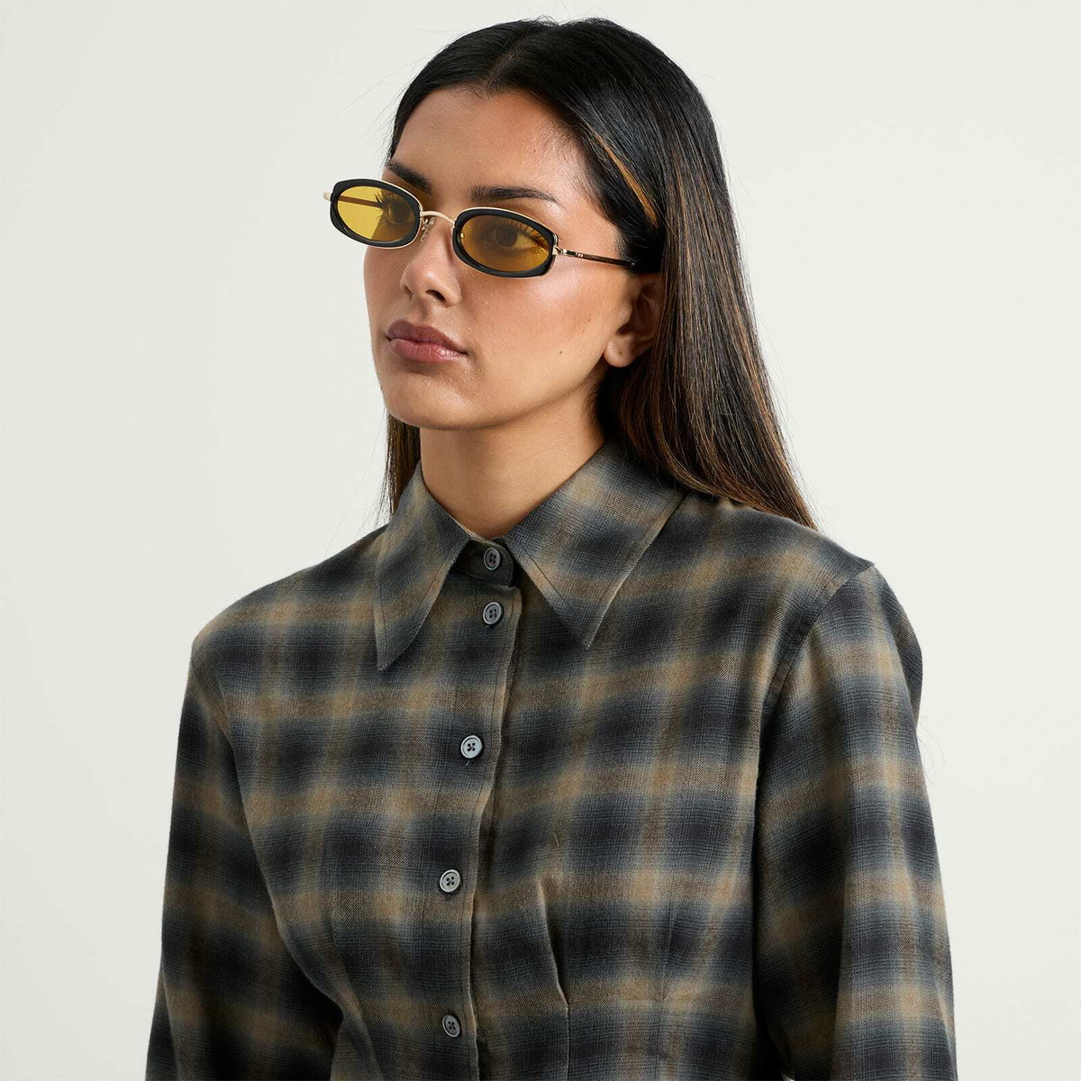Le Specs Mecharo Sunglasses in Gold/Black 