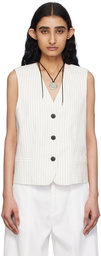 rag & bone Off-White Erin Vest