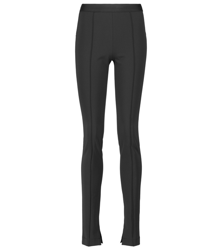 Photo: Helmut Lang - Slit high-rise twill leggings