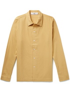 Séfr - Sense Textured Cotton-Blend Shirt - Yellow