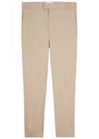 Lestrange 24 Hour Slim-leg Cotton-blend Trousers Beige
