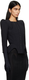 Mugler Black Curvy Jacket