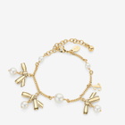 Jimmy Choo Multi Charm Ribbon Bracelet 