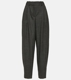 Stella McCartney Pinstriped wool wide-leg pants