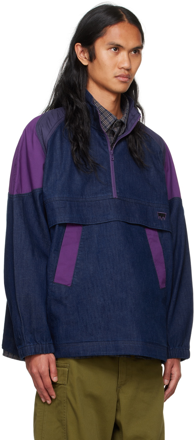 Levi's Navy & Purple Skateboarding Sport Denim Jacket Levi's Red
