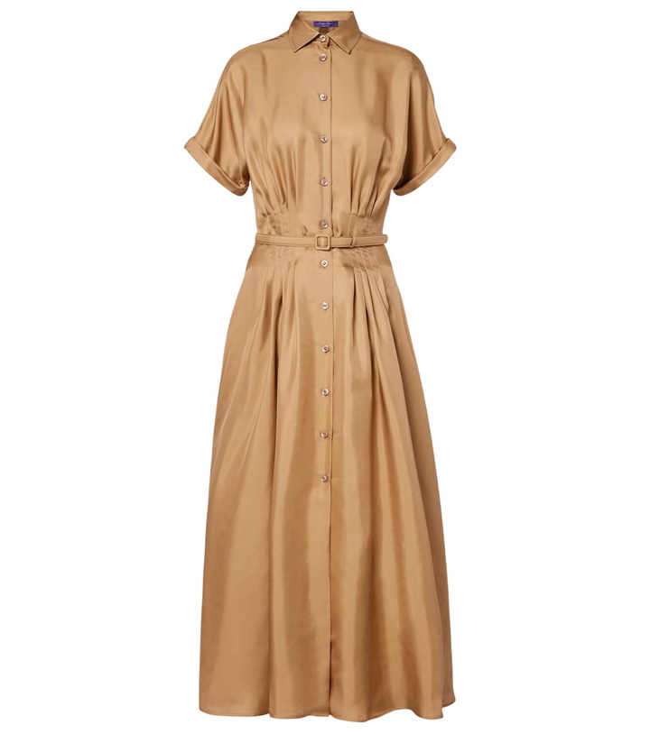Photo: Ralph Lauren Collection Silk satin midi dress