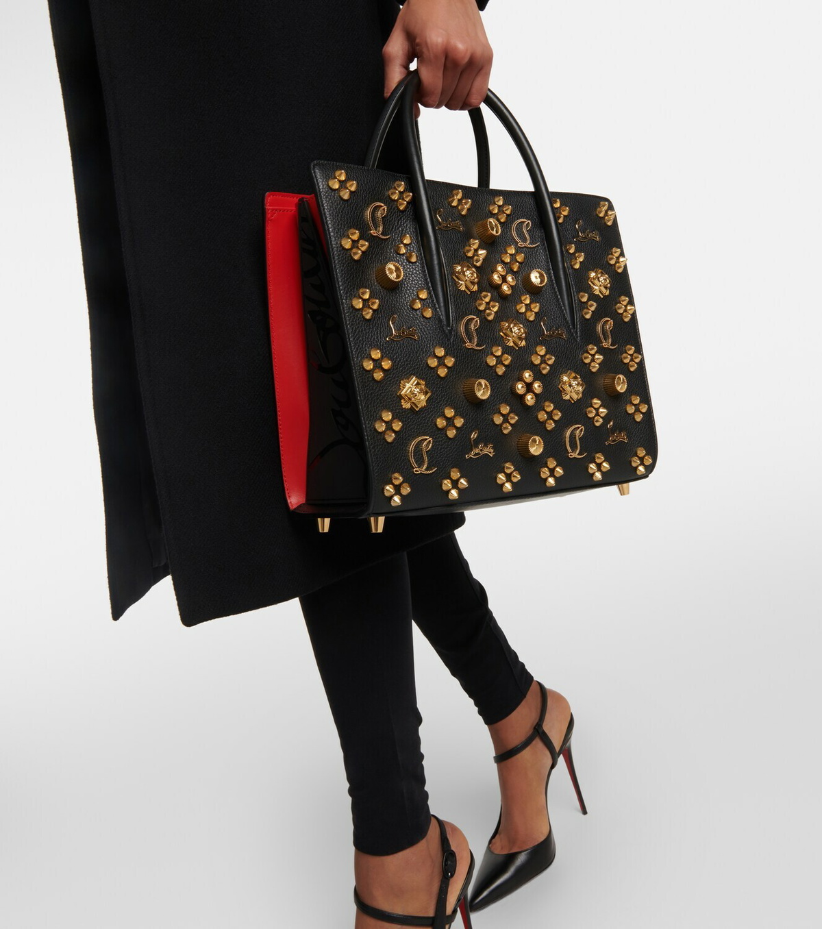 Christian Louboutin Paloma Medium embellished leather tote bag