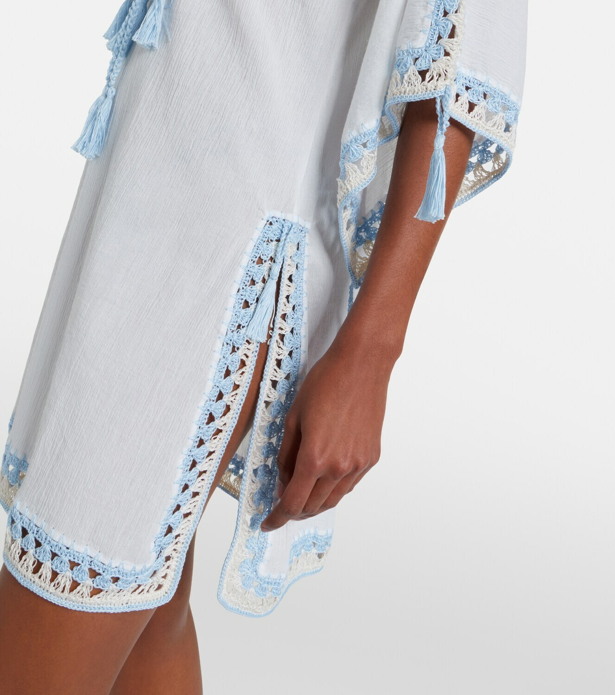Anna Kosturova Crochet cotton kaftan