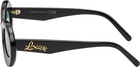LOEWE Black Paula's Ibiza Oval Sunglasses
