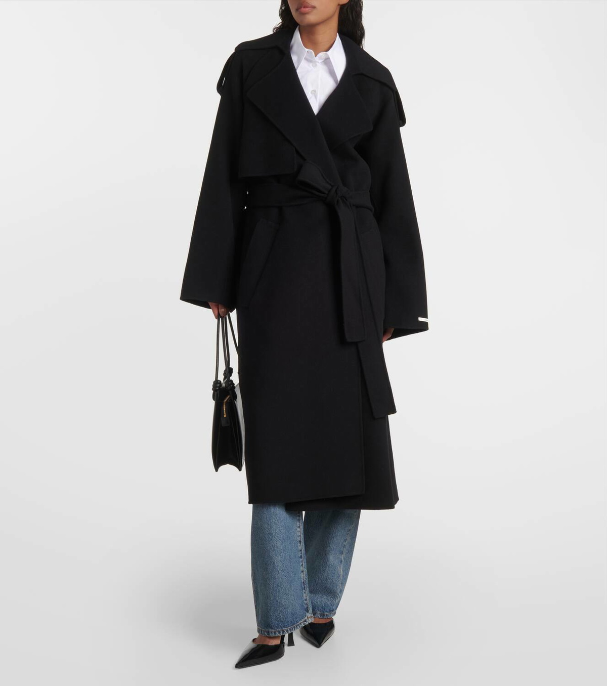 Sportmax Fiore wool wrap coat Sportmax