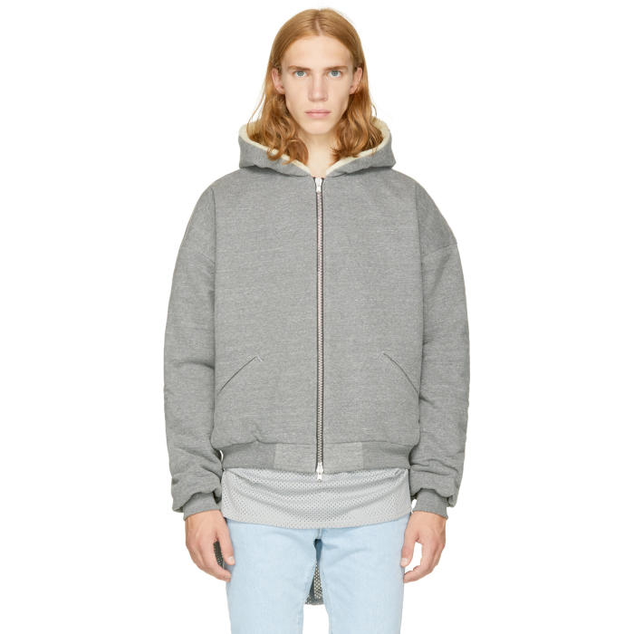 Fear of God Grey Heavy Hoodie Fear Of God