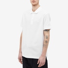 Burberry Men's Eddie TB Circle Logo Polo Shirt in White