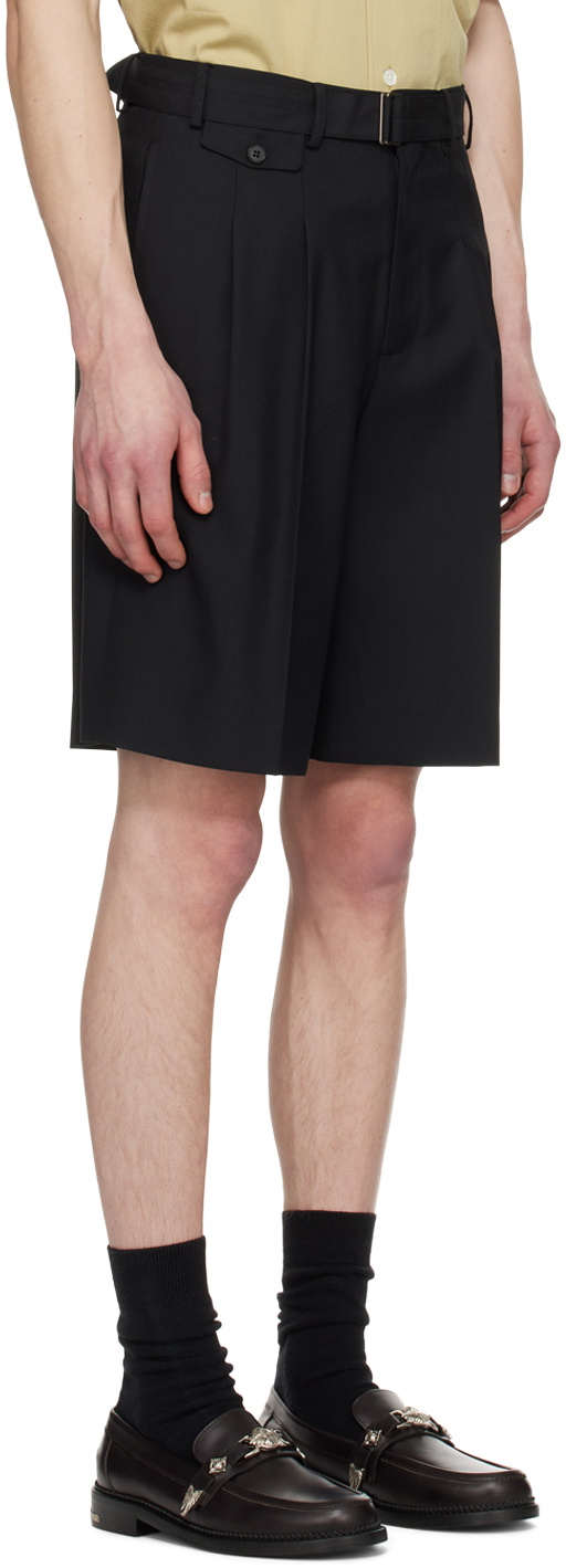 Dunst Black Pocket Shorts