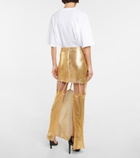 Christopher Kane - Cutout mesh midi skirt