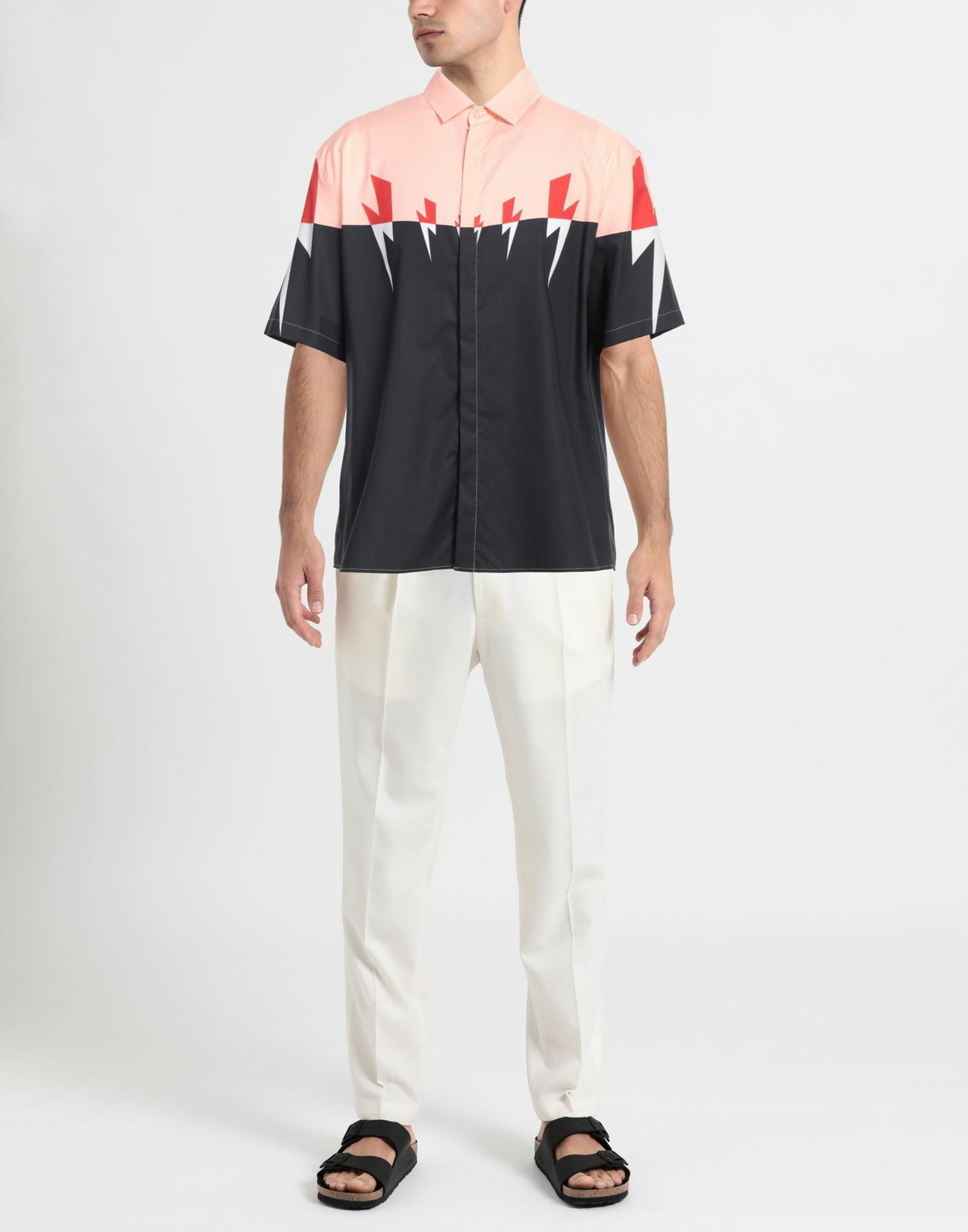 Neil Barrett Mens Shirt in Pink