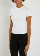 Good American Stretch-cotton T-shirt White