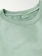 Onia - Garment-Dyed Cotton-Jersey Sweatshirt - Green