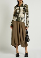 High Slide Floral-print Stretch-nylon Shirt Multicoloured
