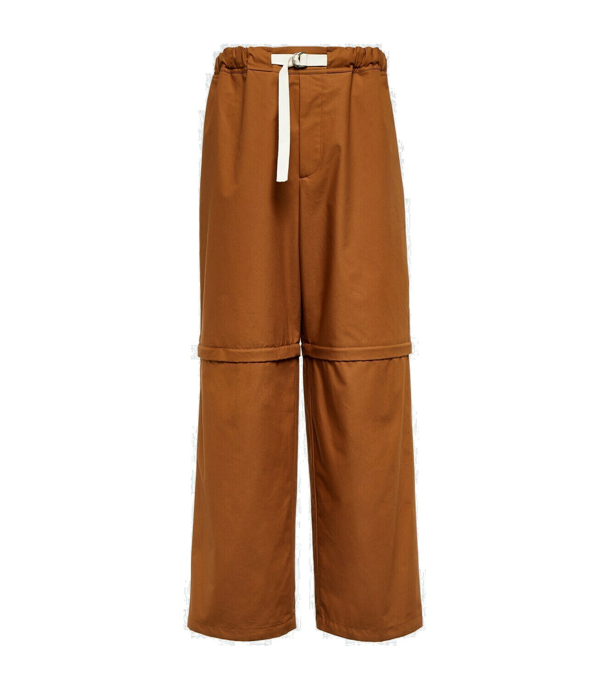 Jil Sander Wide-leg cotton pants Jil Sander