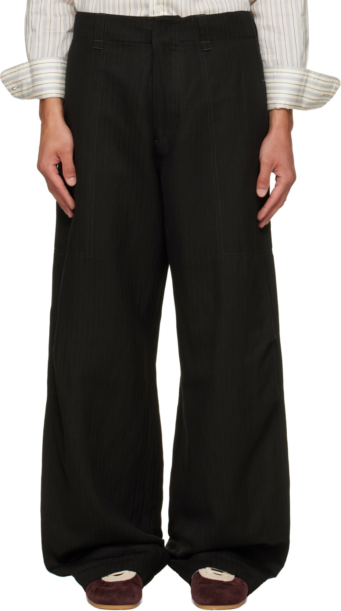 Paul Smith Black Fatigue Trousers