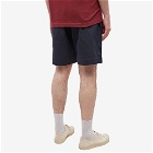Universal Works Men's Pleated Track Short in Navy