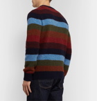 Howlin' - Striped Brushed-Wool Sweater - Blue