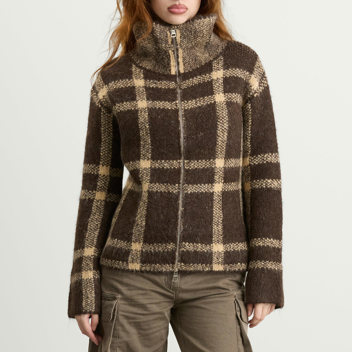4th & Reckless Women's Samira Knitted Jacket in Stripe
