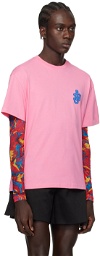 JW Anderson Pink Anchor Patch T-Shirt