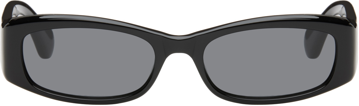 Port Tanger Black Leila Sunglasses - Handcrafted in Japan Port Tanger | Leila | Sunglasses | Woman | Occhiblu Optics main image 4