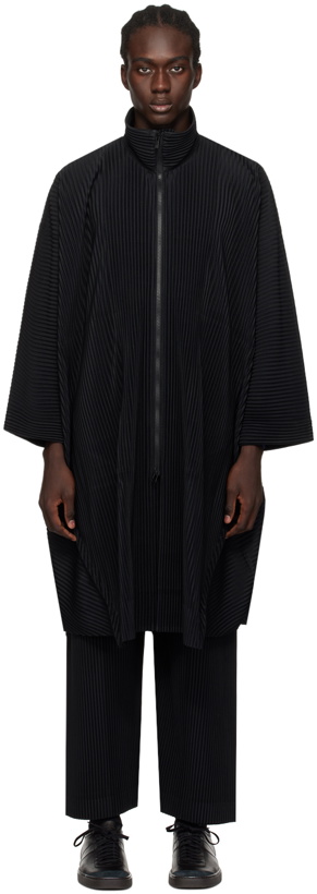 Photo: HOMME PLISSÉ ISSEY MIYAKE Black Monthly Color December Coat