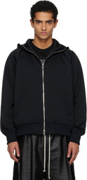 mastermind JAPAN Black Stitched Hooded Track Jacket