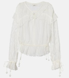 Isabel Marant Nowana cotton and silk blouse