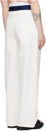 Alexander Wang White Pre-Styled Jeans