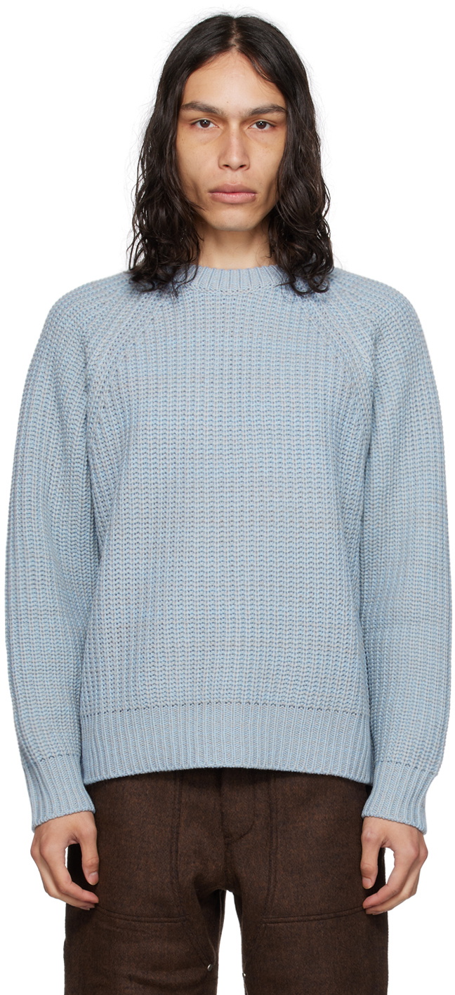 AFTER PRAY Blue Solar Sweater