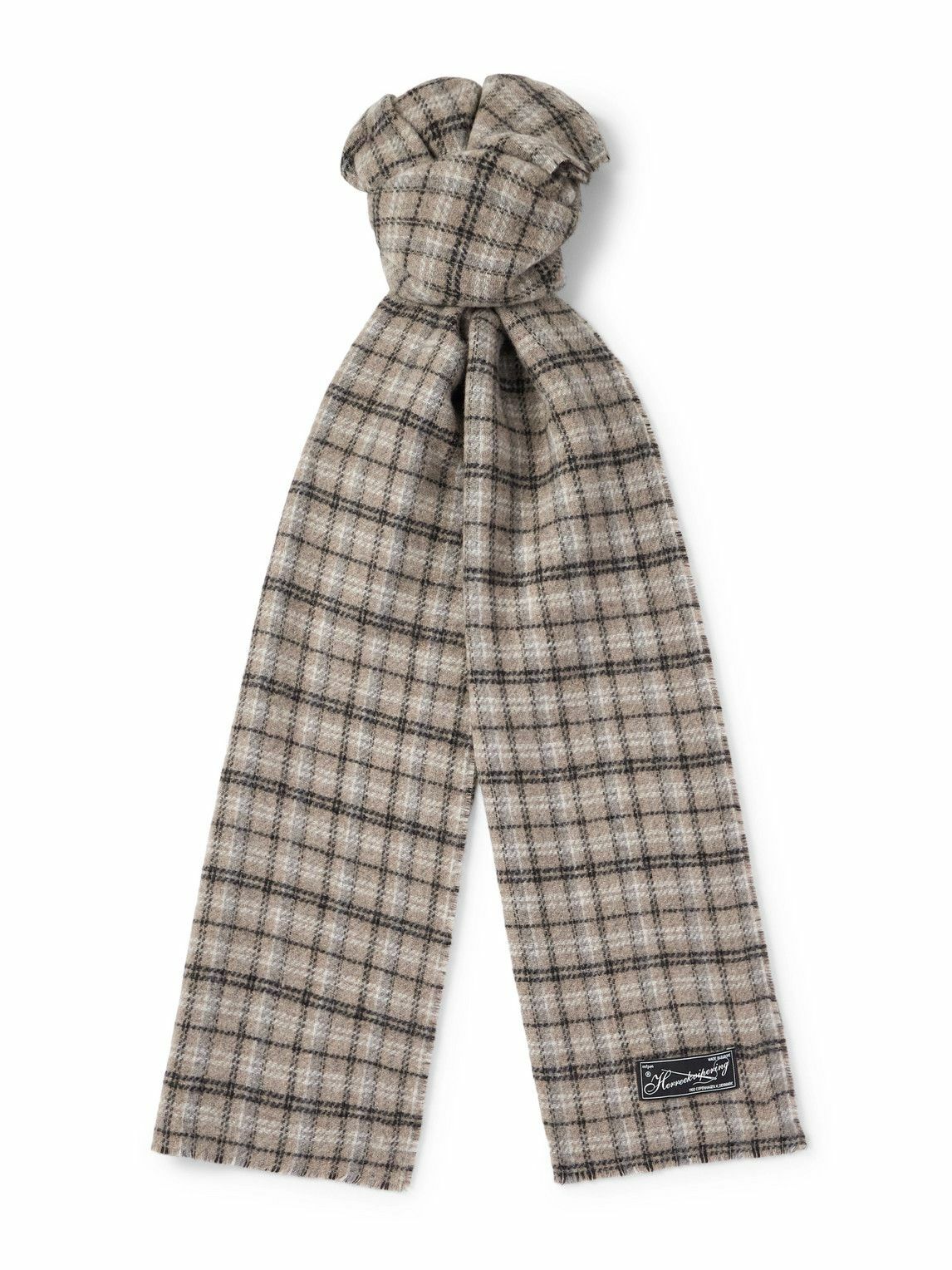 mfpen Blue Wool Scarf mfpen